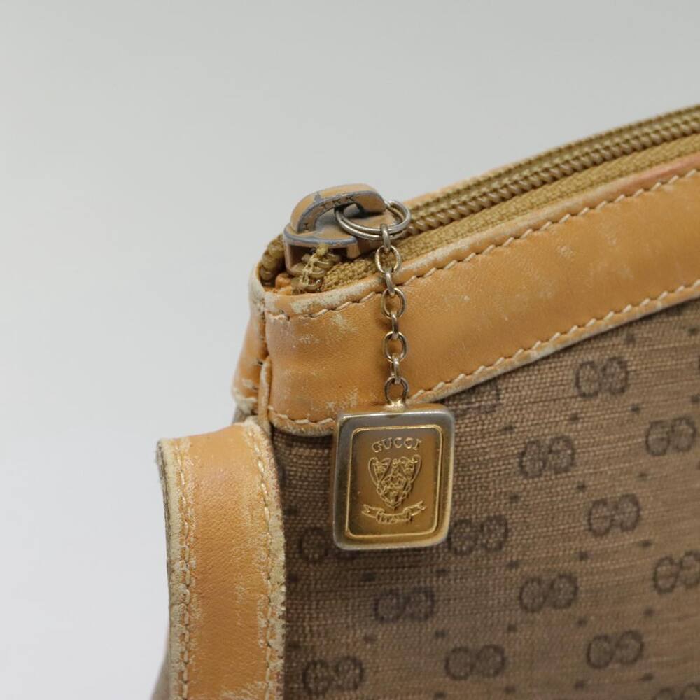 GUCCI Micro GG Supreme Shoulder Bag Pvc Beige Gold 007 87 007 87 - Picture 16 of 16